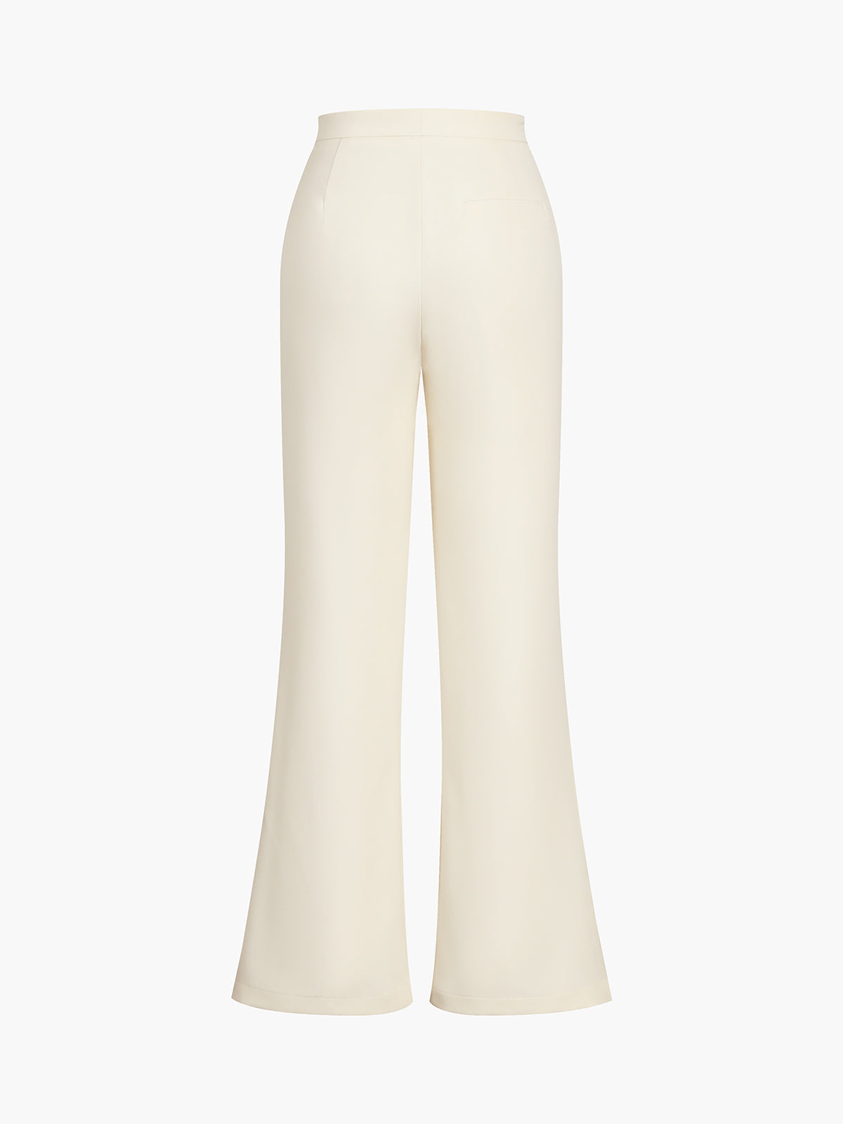 Solid Tube Top With Wide Leg Pants Set 6