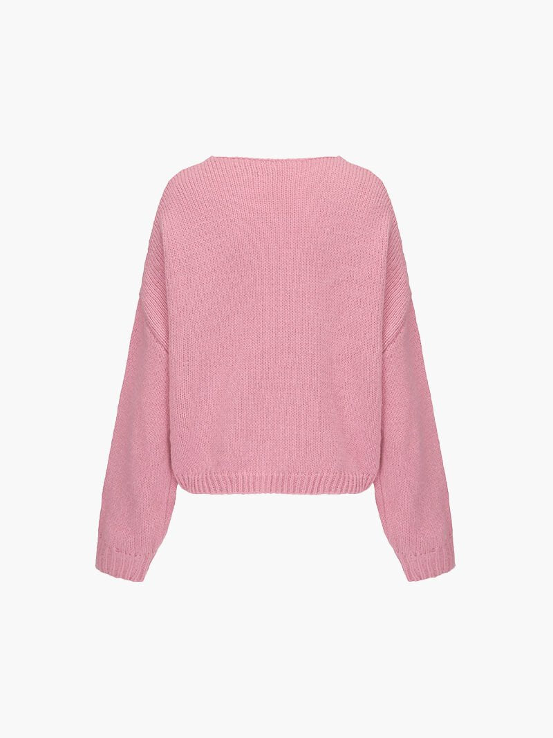 Emma Knit Cardigan with Bow Design 6