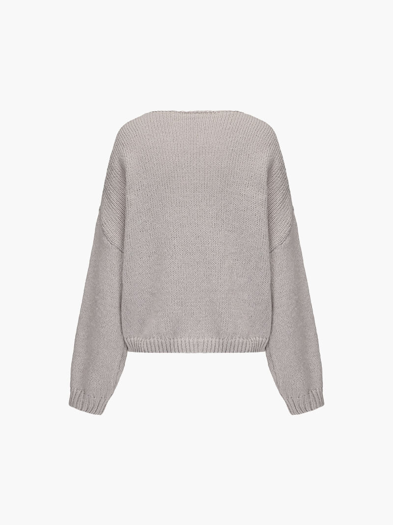Emma Knit Cardigan with Bow Design 4