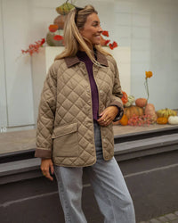 Elowyn Quilted Retro Jacket