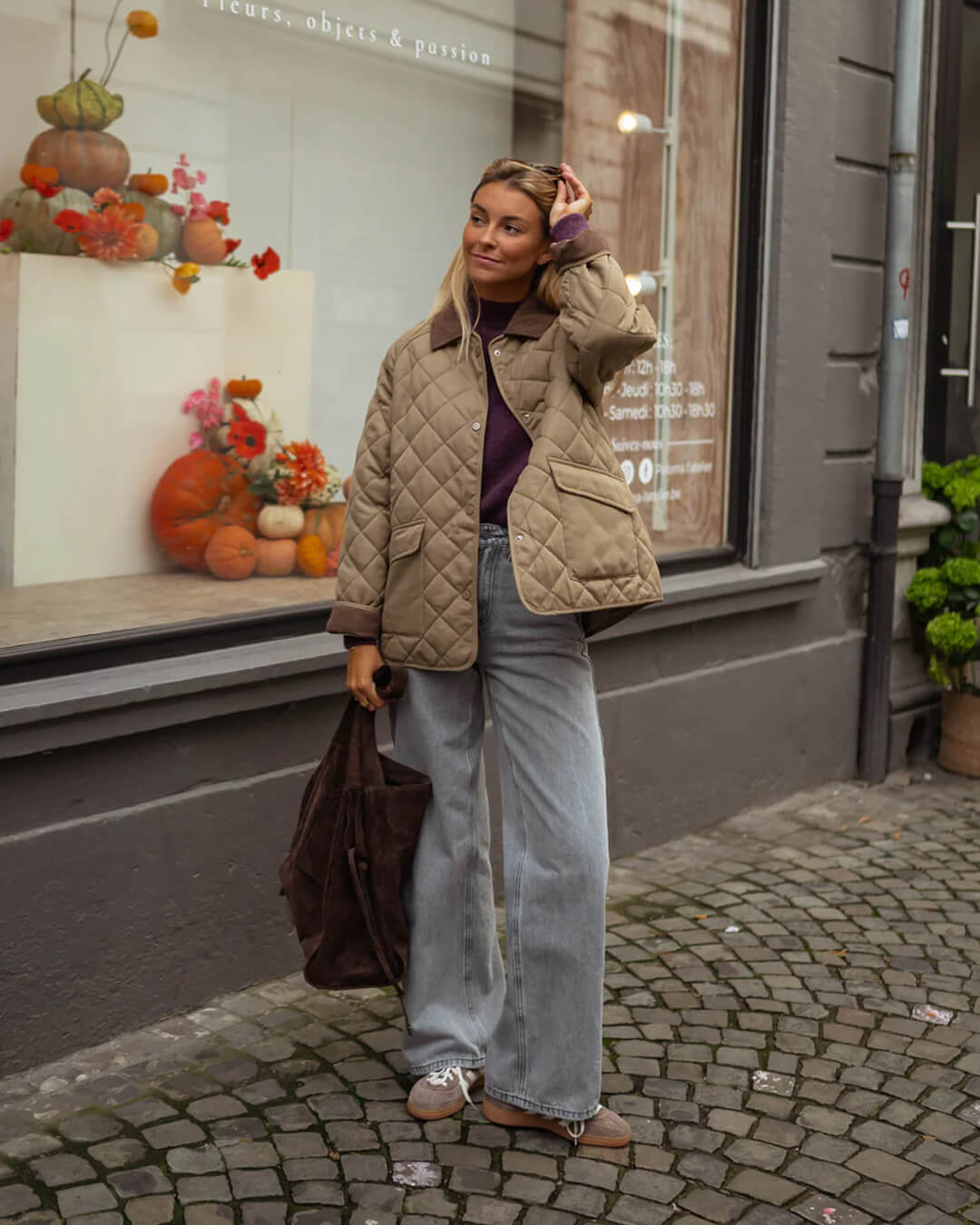 Elowyn Quilted Retro Jacket