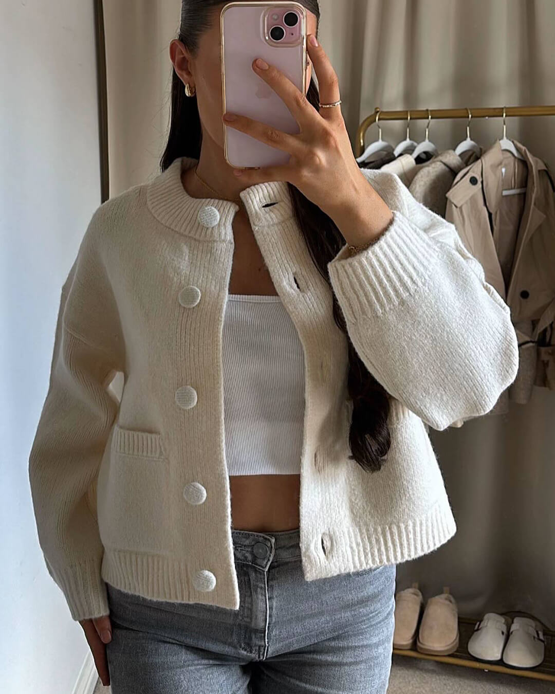 Nessa Thick Knitted Cardigan 4