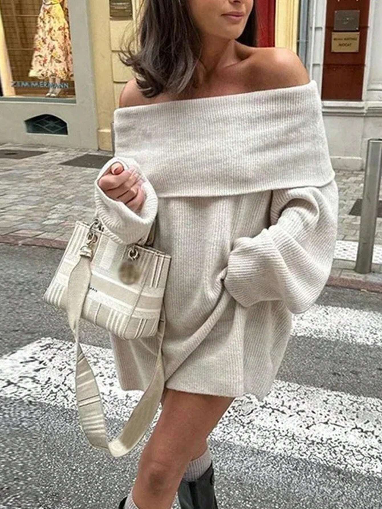 Danika Pullover Mini Knit Dress 2