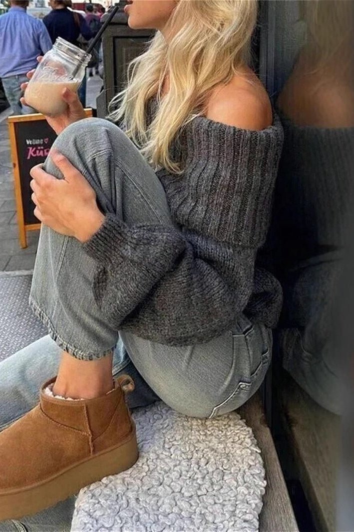 Gilliane Off-Shoulder Sweater 3